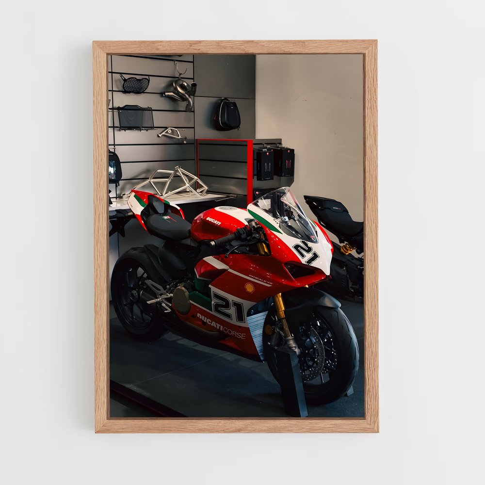 Poster superbe Panigale v – affiche Ducati (vue 4)